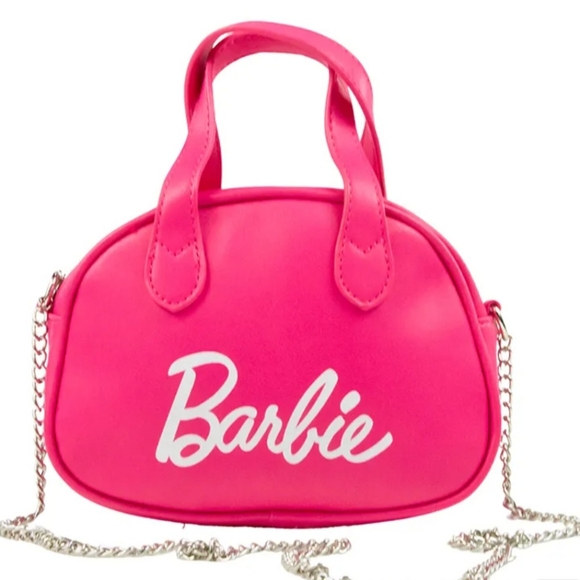 Barbie Handbags - Barbie × Miniso Crossbody Boston Handheld Crossbody Bag Pink